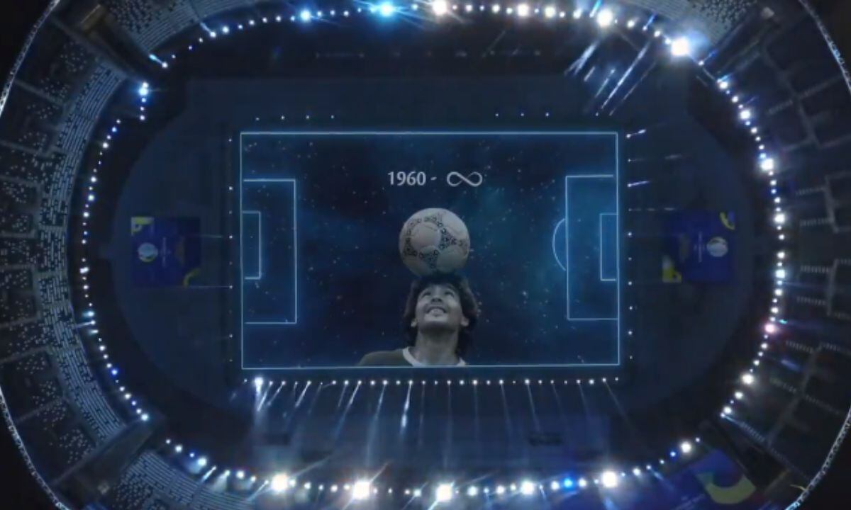 Homenaje Diego Maradona Copa América. Foto: Pantallazo Copa América