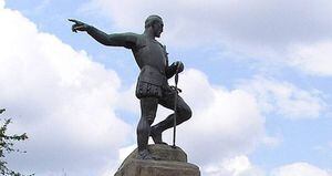 Estatua de Sebastián de Belalcázar en Cali