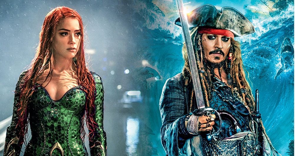 Amber Heard actuó en Aquaman y Johnny Depp es muy recordado como Jack Sparrow en la saga de Piratas del Caribe. Ante las denuncias de abuso marital, él perdió ese papel. 