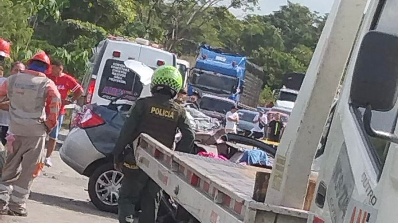 Accidente en Calamar, Bolívar.