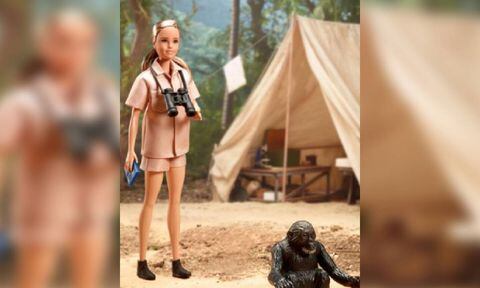 Jane Goodall’s celebró el lanzamiento de la muñeca, fabricada 100% con plástico reciclado de los océanos.