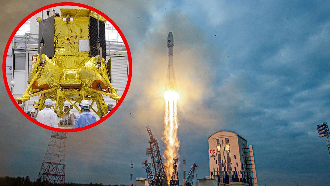 La sonda rusa Luna-25 se estrella en la Luna.