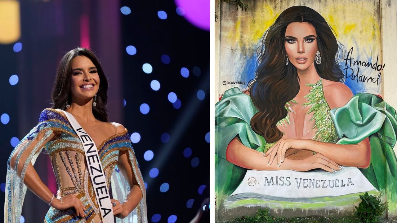 En su tierra natal, le hicieron un mural a Miss Venezuela.