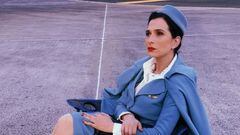 Ella es Edilma Pérez, la verdadera azafata de 'Secuestro del vuelo 601', a quien interpreta Mónica Lopera