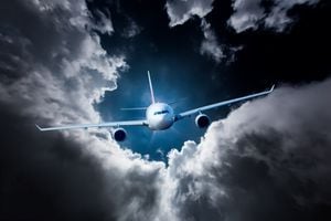 Las turbulencias en los aviones pueden ser producto del clima. Getty Images.