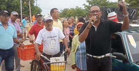 La comunidad viene protestando hace días por los problemas en el servicio de agua.
Foto del 10 de agosto de 2023