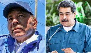 El presidente de Venezuela, Nicolás Maduro, mostró su apoyo incondicional a su homólogo de Nicaragua