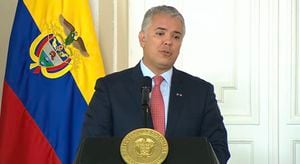 Presidente Iván Duque defendió el crecimiento económico de Colombia.