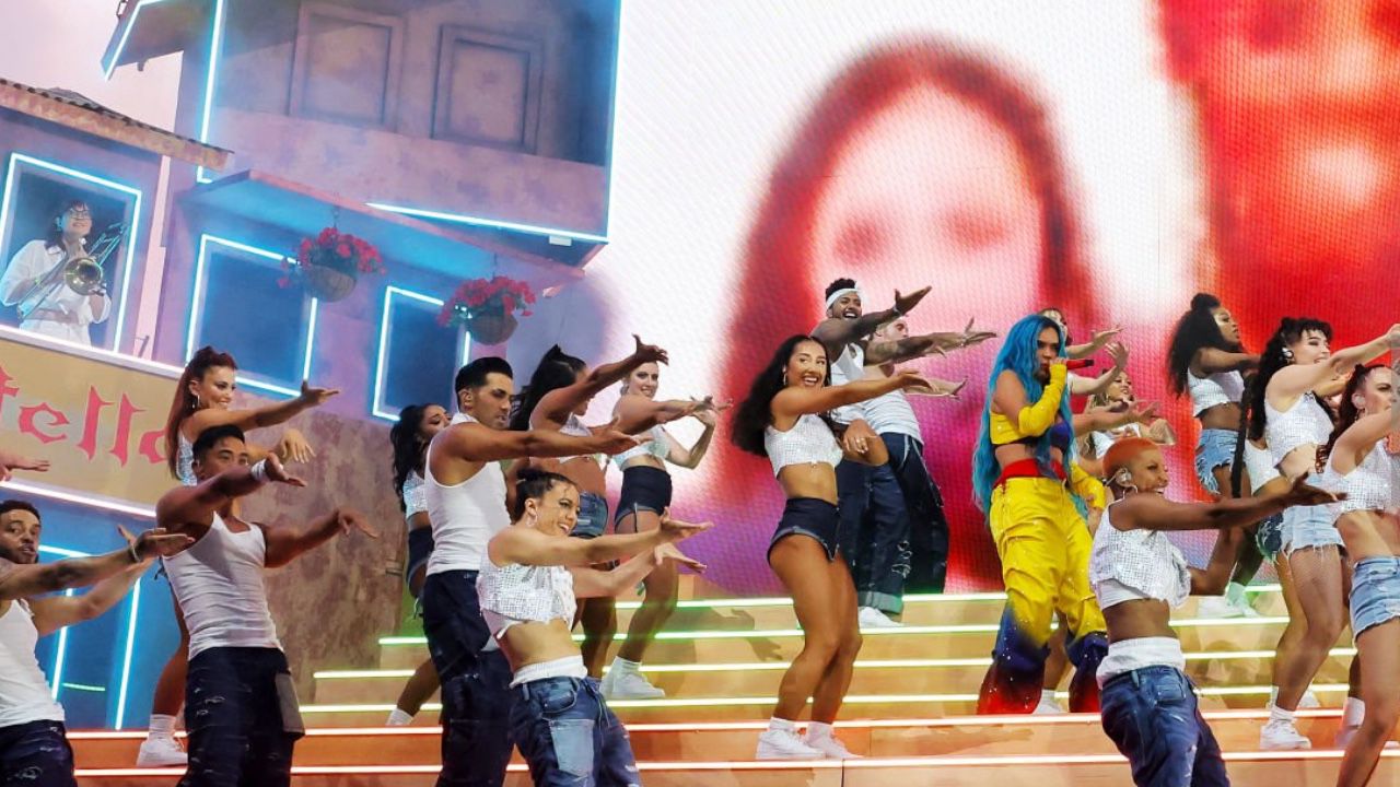 La cantante colombiana Karol G se presentó en el festival Coachella 2022