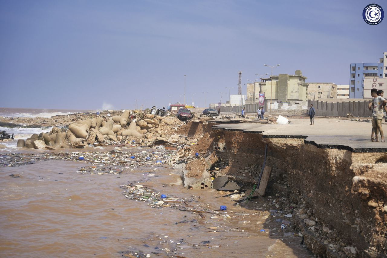 Libia tormenta inundaciones