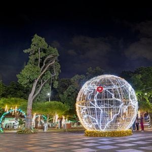 Parque La Victoria, decoración 2021.