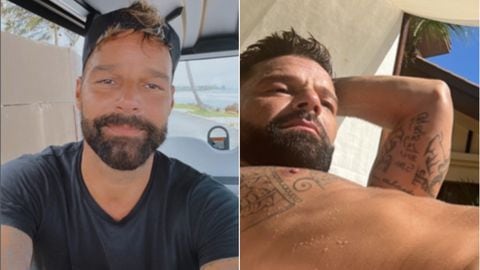Ricky Martin publicó fotografías que sorprendieron a más de un seguidor.