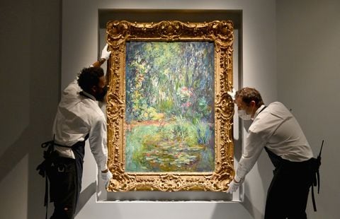 Claude Monet, "Coin du bassin aux nymphas" . Foto: ANGELA WEISS / AFP.