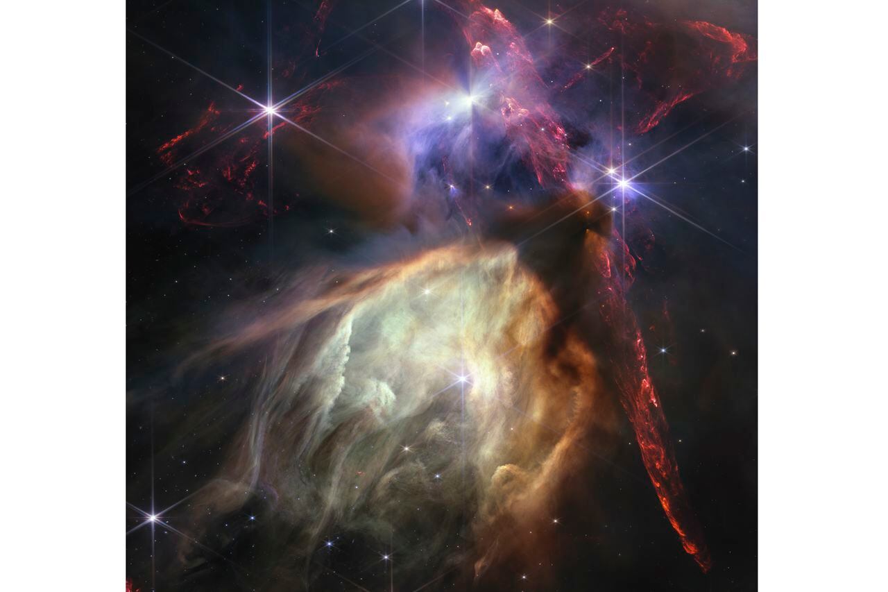La imagen corresponde a la nebulosa Rho Ophiuchi, la región de formación estelar más próxima a la Tierra.