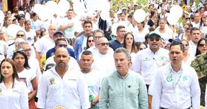 Manifestación en Antioquia por la memoria del niño Maximiliano Tabares Caro.