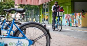 Una de las estrategias de movilidad sostenible en el Valle de Aburrá es el Sistema Público de Bicicletas- Encicla.