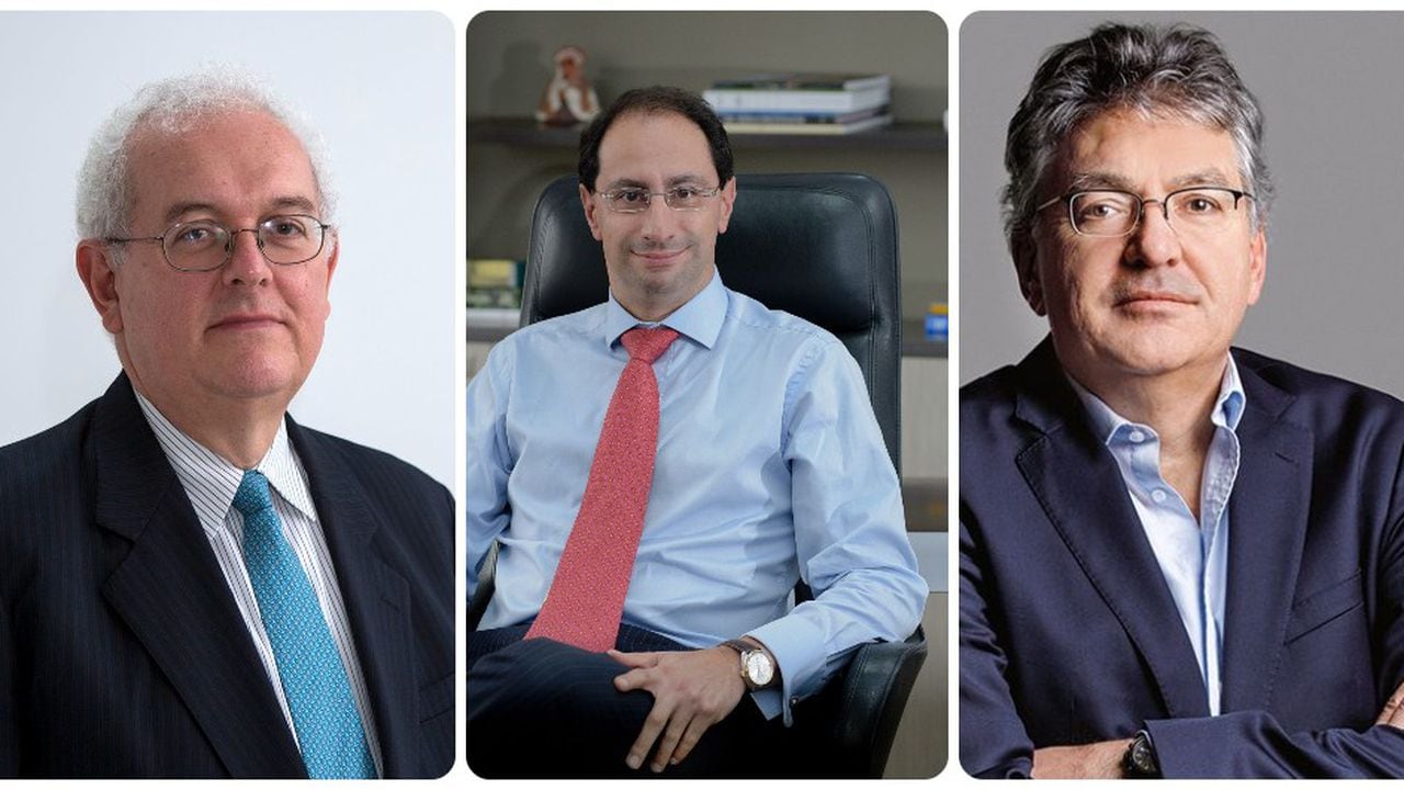 José Antonio Ocampo, José Manuel Restrepo y Mauricio Cárdenas, exministros de Hacienda