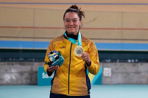 Martha Bayona ganó oro en la prueba de keirin