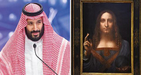El príncipe Mohamed bin Salmán adquirió la obra por una suma millonaria, la envió a París para someterla a análisis y luego expresó sus condiciones para prestarla.