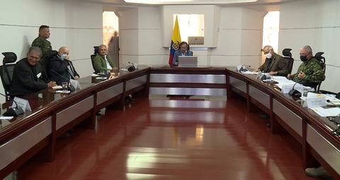 Presidente Gustavo Petro en consejo de seguridad y paz