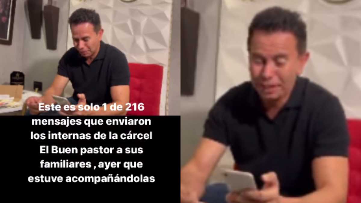 Jhonny Rivera compartió el video en donde muestra su diálogo con una de las 216 madres de mujeres recluidas en la cárcel El Buen Pastor.