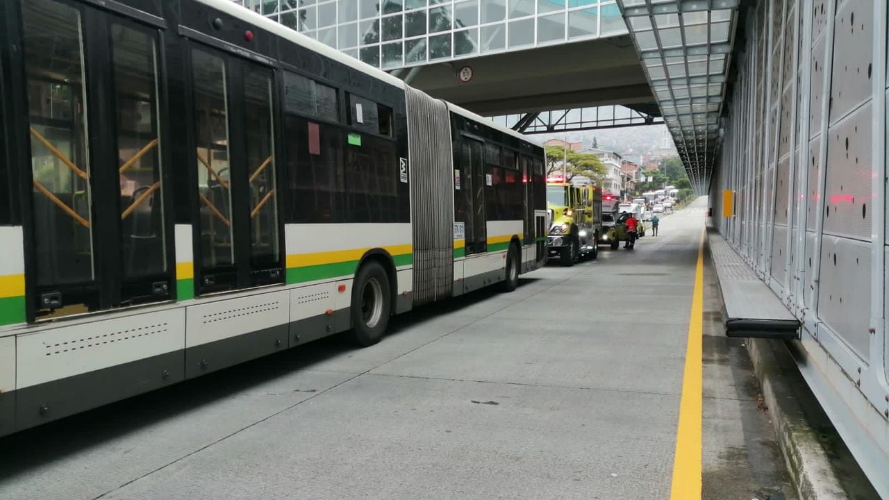 Incidente en Metroplus deja diez heridos en Medellín.