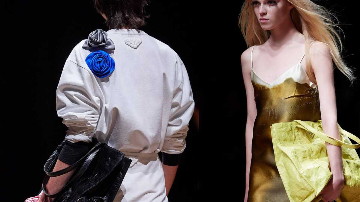 Desfile de la colección primavera-verano presentado por Prada en el Milan Fashion Week 2022.