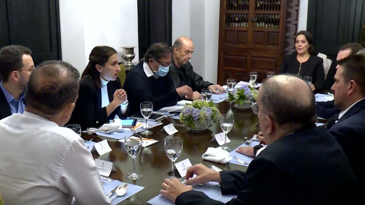 Reunión del presidente Petro con la Plataforma Unitaria Democrática de Venezuela de la oposición al régimen de Maduro.