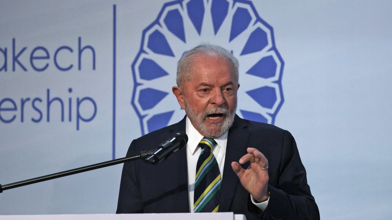 El presidente electo de Brasil, Luiz Inácio Lula da Silva en la COP27.