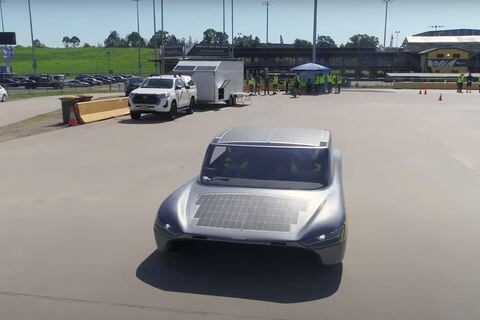 El Sunswift 7 es un auto eléctrico que ha roto un récord mundial de autonomía.