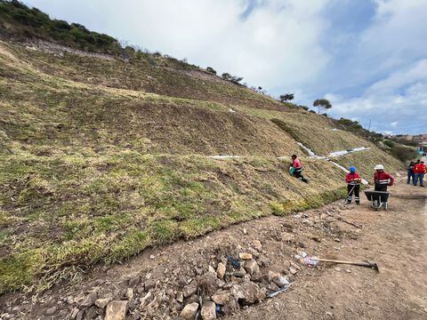 Ante temporadas de lluvias, Alcaldía de Ciudad Bolívar entrega obra de mitigación de derrumbes
