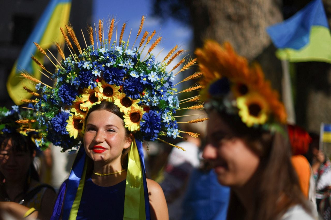 En imágenes : Día de la Independencia de Ucrania observado en todo el mundo