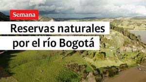 Reservas naturales por el río Bogotá