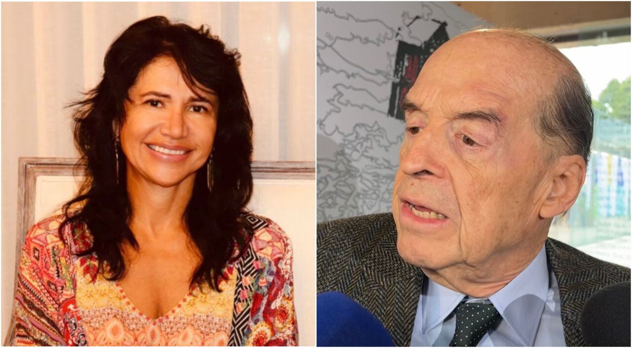 Canciller Álvaro Leyva y la embajadora de Colombia en Israel Margarita Manjarrez