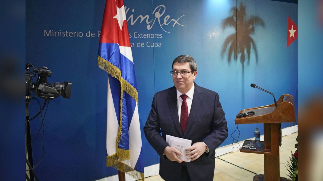Ministro de Relaciones Exteriores de Cuba, Bruno Rodríguez. Foto: Sven Creutzmann/Mambo photo/Getty Images.