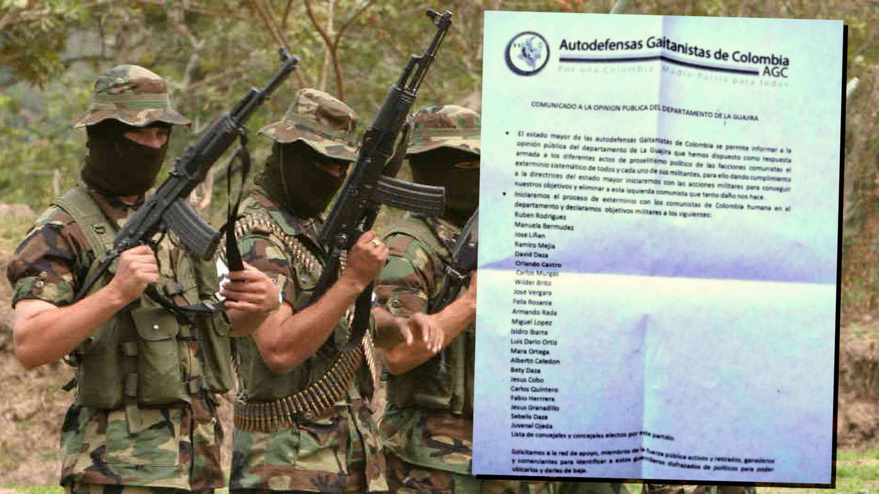 Paramilitares amenazan a 23 líderes de Colombia Humana en La Guajira