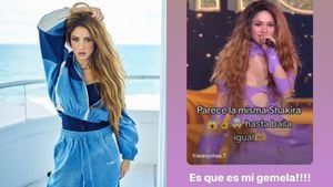 Shakira dice que imitadora de 'Yo me llamo' es su gemela