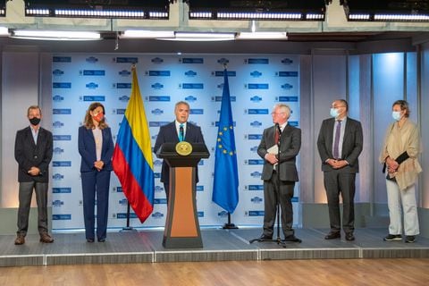 Iván Duque presidente de Colombia recibió un respaldó sobre la política de Paz con Legalidad.