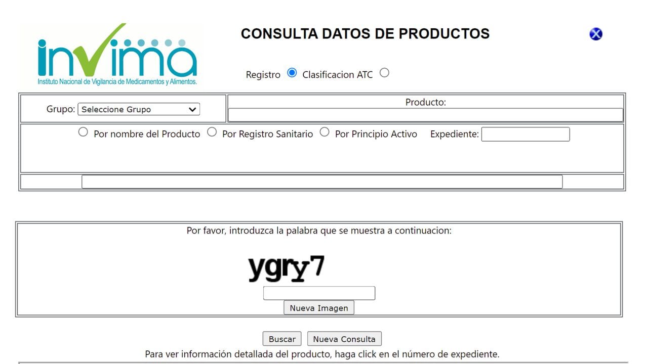 El Invima tiene habilitada una plataforma para que el consumidor verifique el número de registro sanitario del producto y confirme su autenticidad.