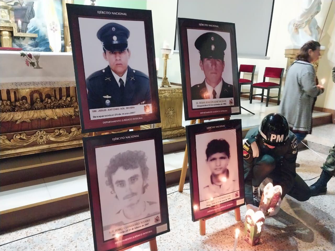 El Ejército Nacional se sumó a la conmemoración de la Semana del Desaparecido, con la que se buscaba recordar a los miembros de la fuerza pública, así como a los civiles que han sufrido este flagelo.