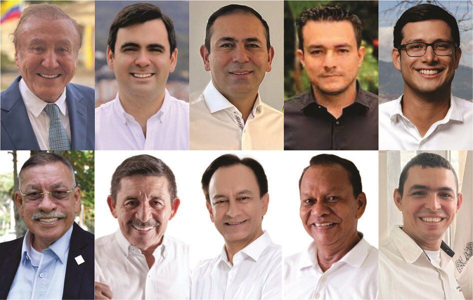 Candidatos a la Gobernación de Santander.