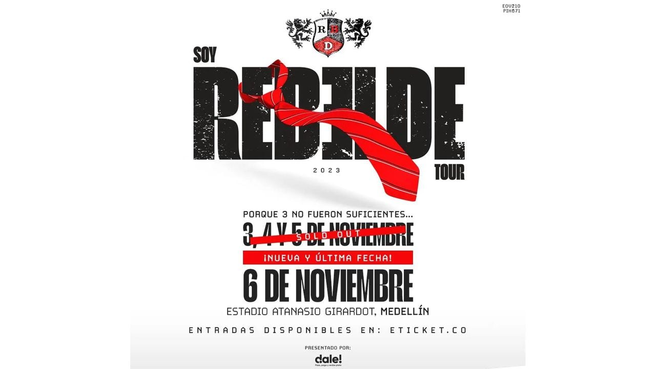 RBD anuncia cuarta fecha en Colombia. Foto: Instagram @rbd.