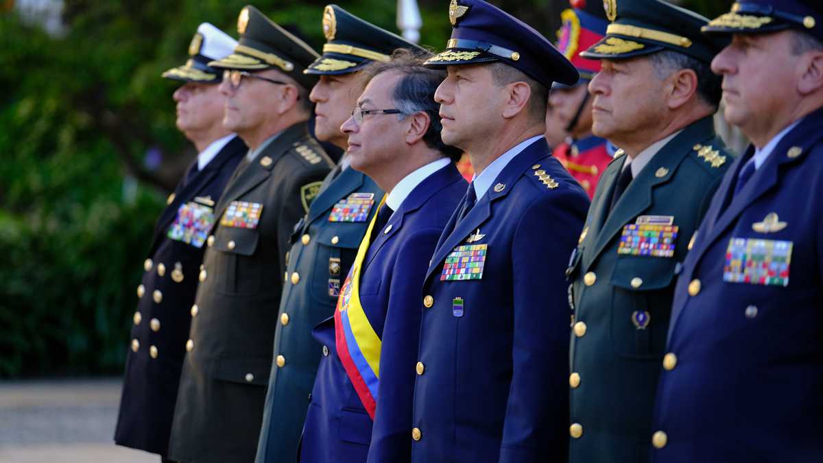 Presidente Gustavo Petro - Cupula Militar