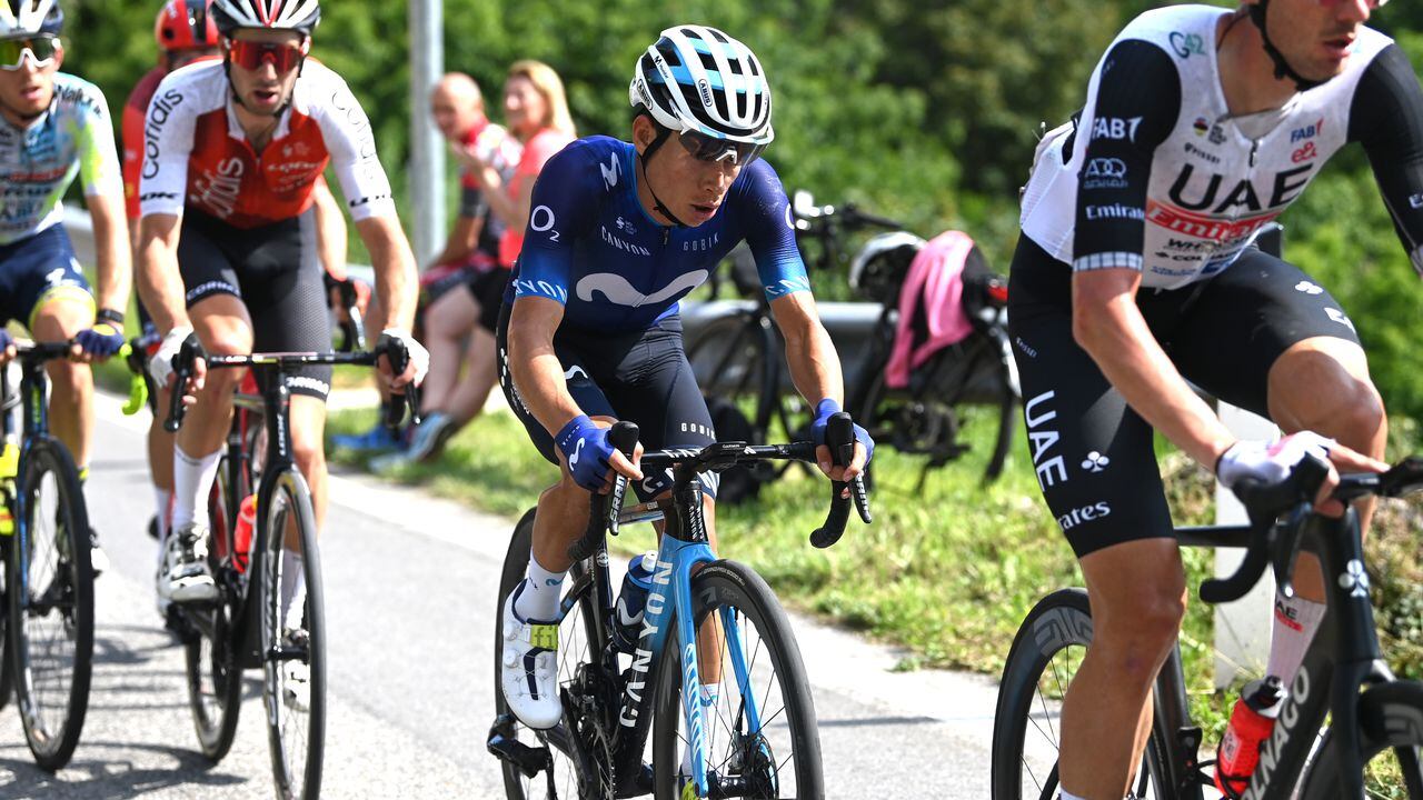 Einer Rubio en la etapa 15 del Giro de Italia 2023.