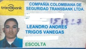 Leandro Trigos, un escolta fue la víctima mortal del ataque con explosivos a un vehículo de valores de la empresa PROSEGUR de placas IWU-689.