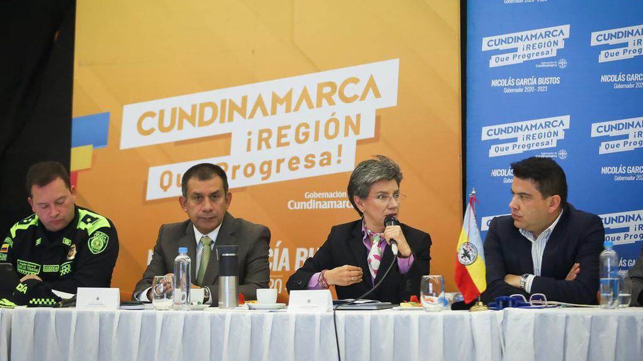 La alcaldesa de Bogotá, Claudia López, y el gobernador de Cundinamarca, Nicolás García, lideraron un consejo de seguridad tras amenaza de posible presencia de disidencias de las Farc en la región.