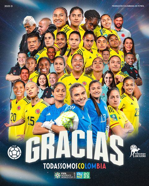 El tigre Falcao fue uno de los primeros en agradecer el desempeño de las jugadoras de la Selección Colombia en el Mundial Femenino.
