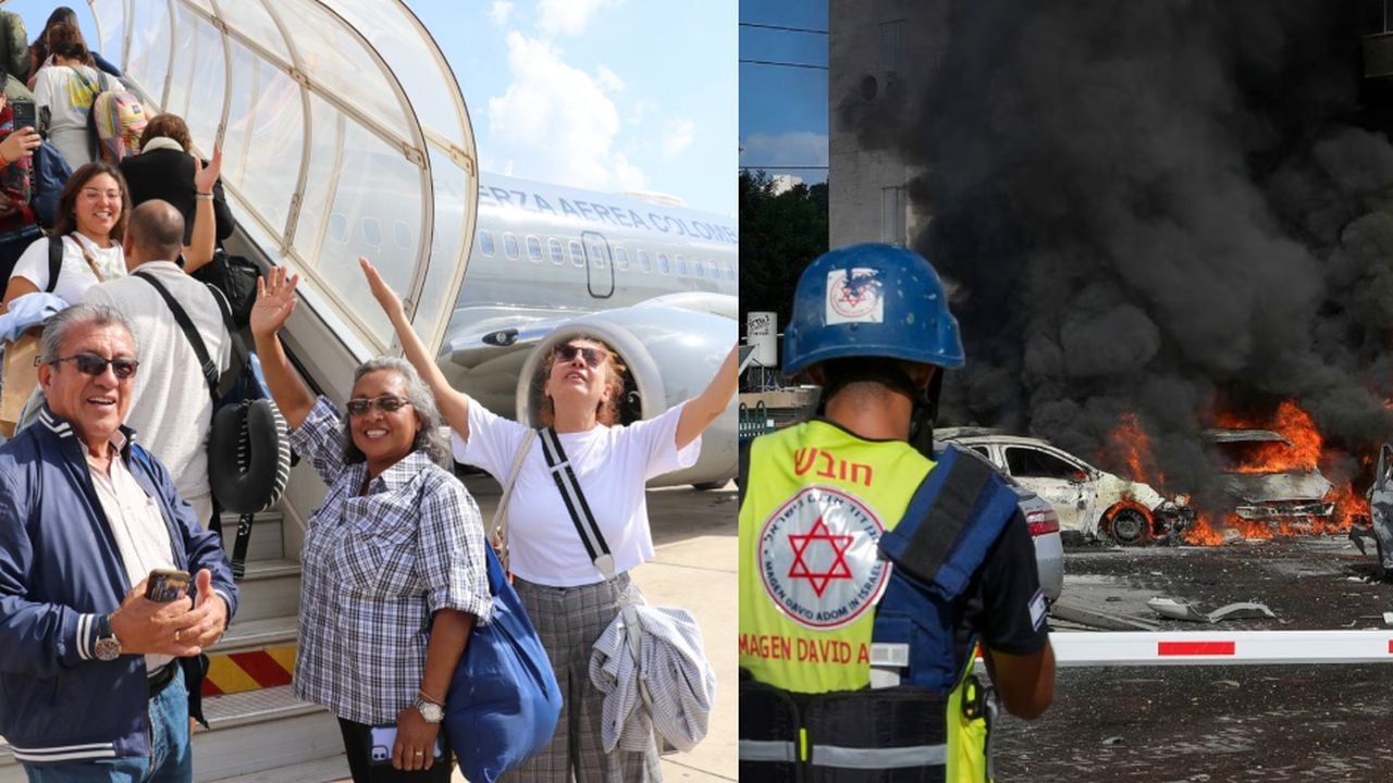 Colombianos repatriados desde Israel