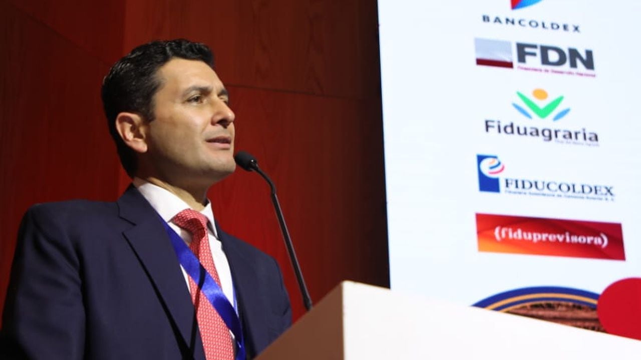 Jorge Castaño, superintendente Financiero, en el Foro de Innovación e Inclusión Crediticia para la Economía Popular. Bogotá, 28 de marzo de 2023