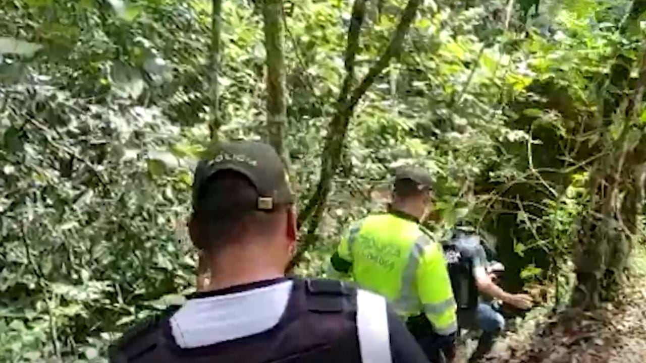 Dentro de una cueva, así tenían secuestrado a un conductor en Cundinamarca